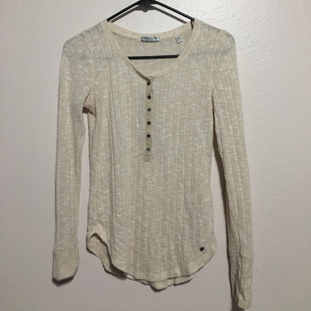 SLIM FIT CREAM HENLEY